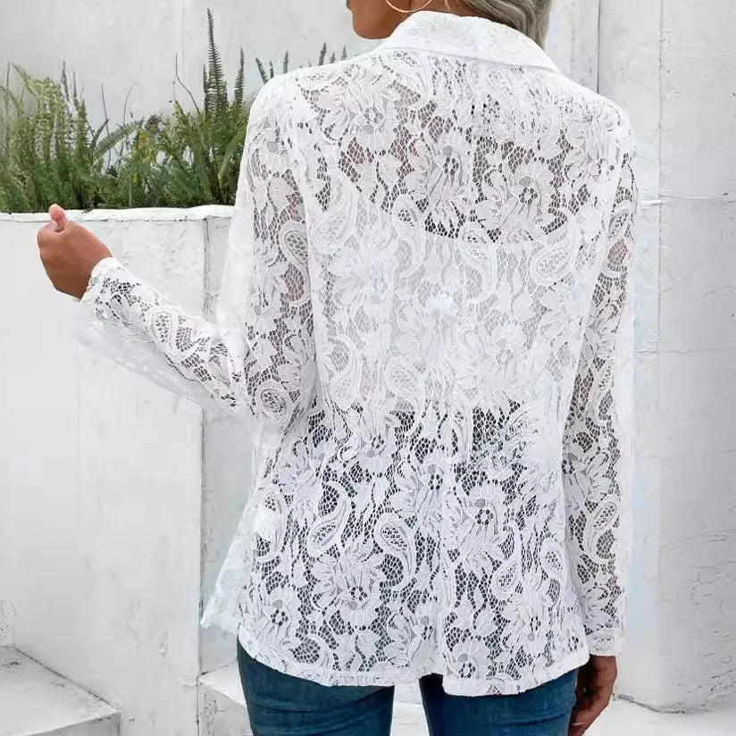Hazel™ | Blazer en Dentelle Élégant