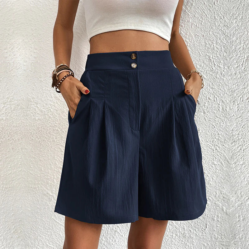 Layla™ | Shorts Élégants et Confortables en Coton et lin