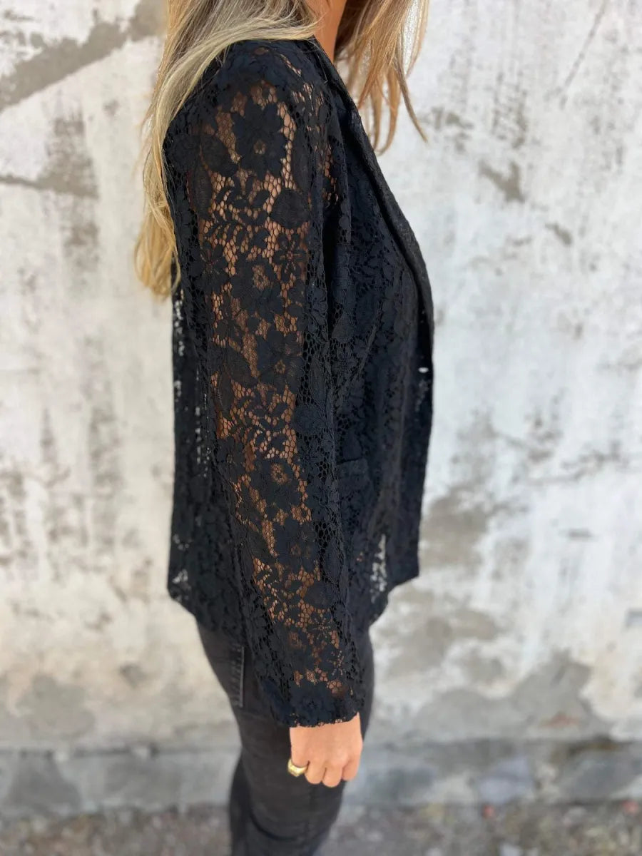 Hazel™ | Blazer en Dentelle Élégant