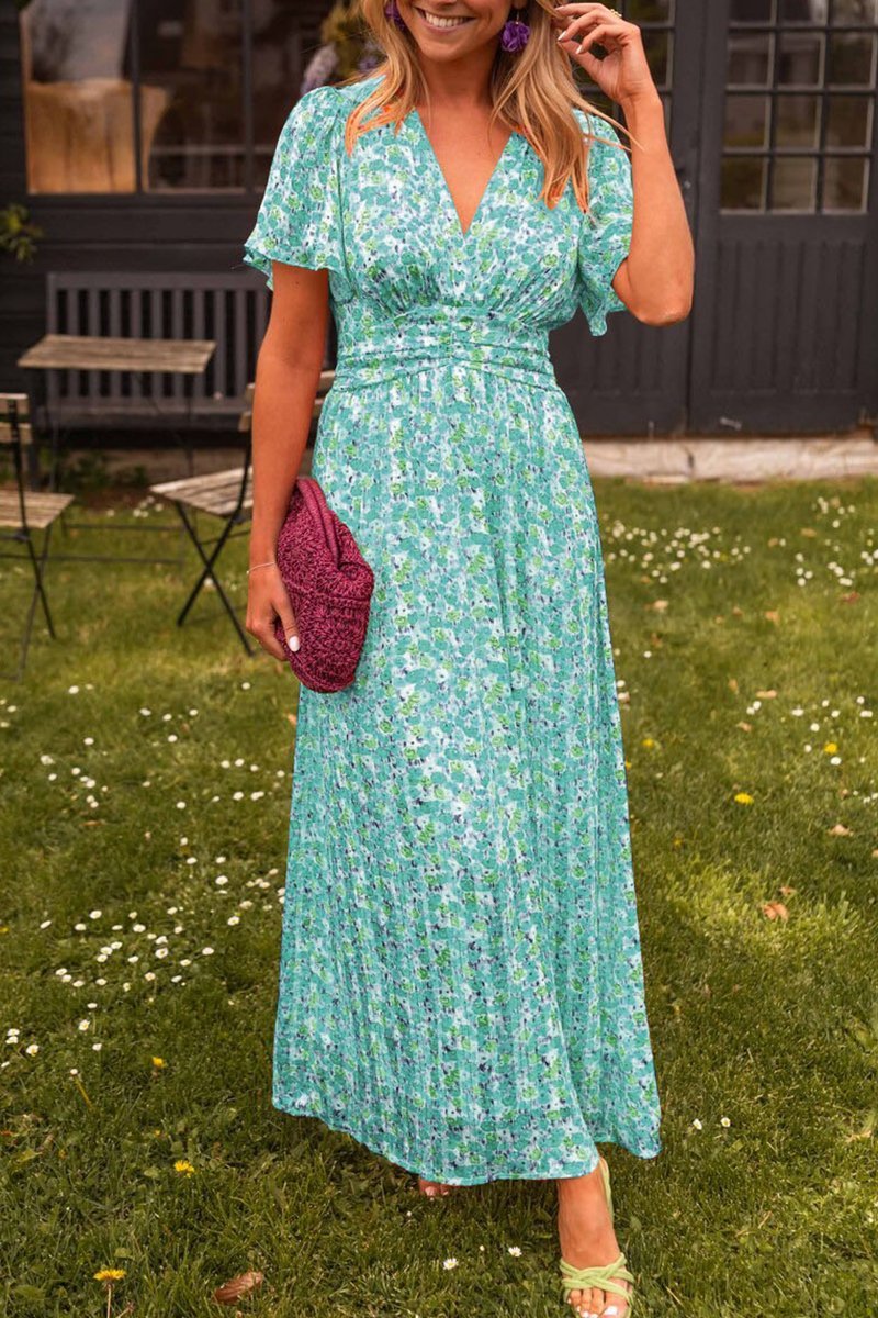 Lorelei™ | Robe Longue Fleurie Élégante