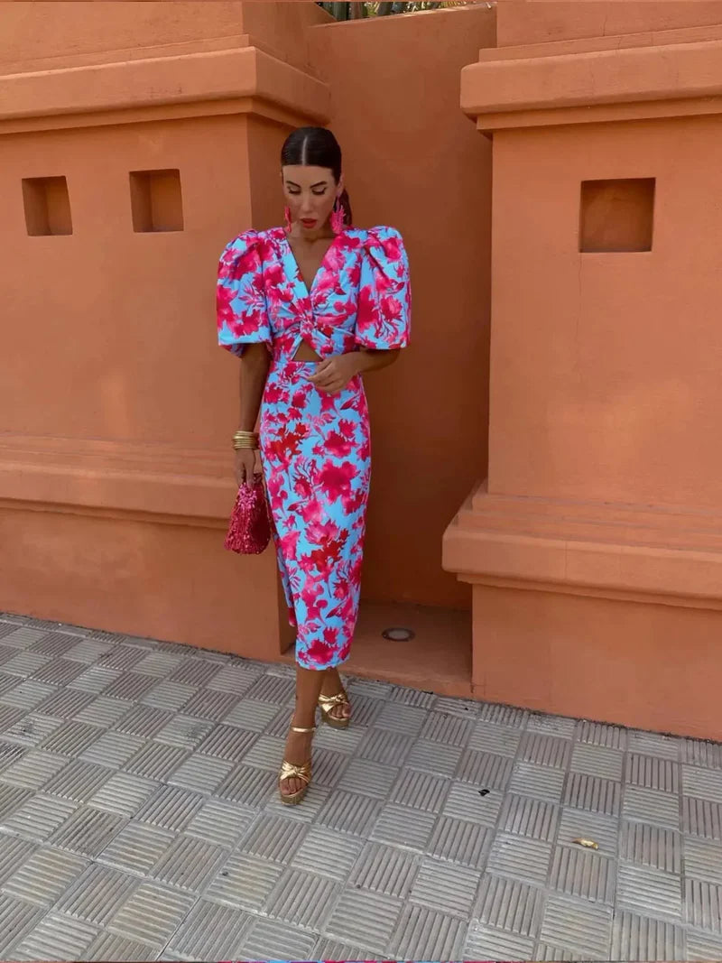 Vivienne™ | Robe Élégante et Colorée