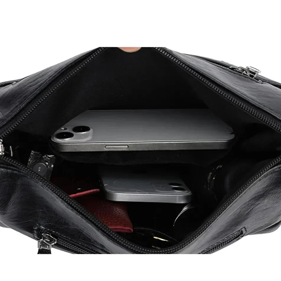 Elara™ | Sac en Cuir Élégant et Pratique