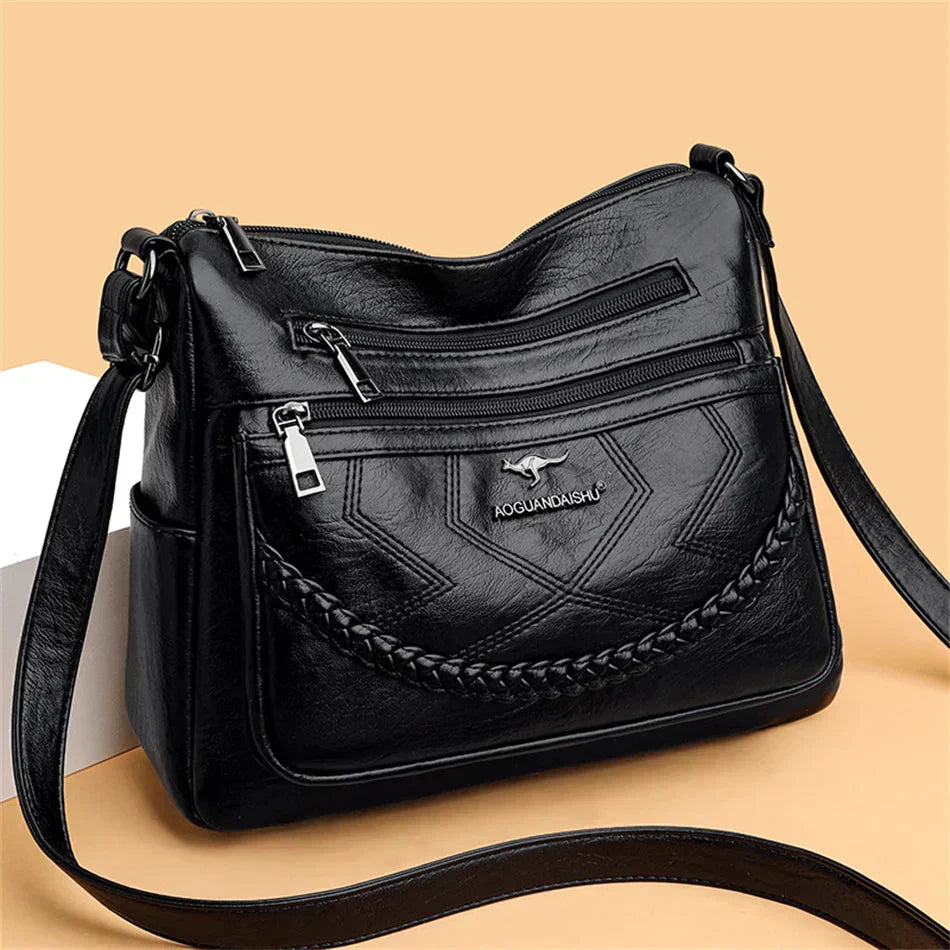 Elara™ | Sac en Cuir Élégant et Pratique
