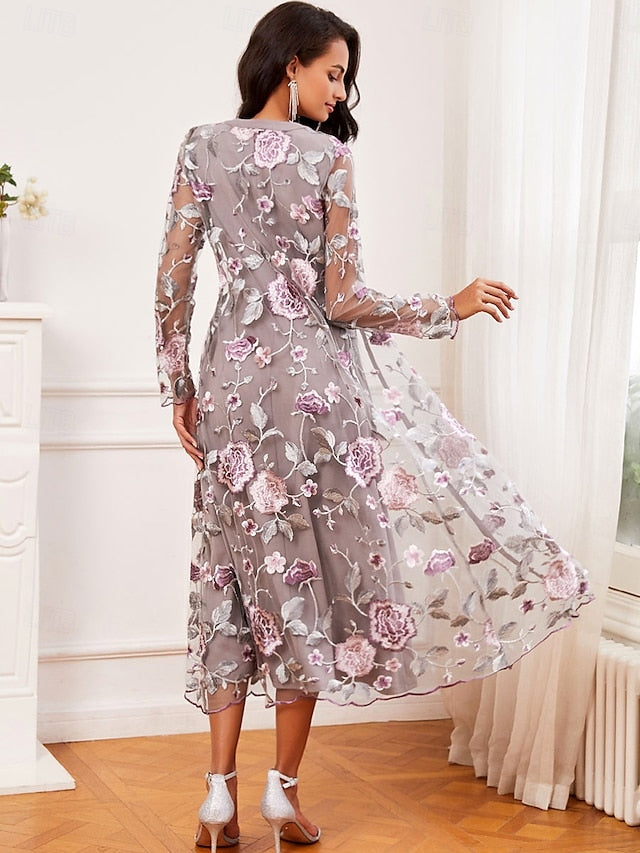 Leste™ | Robe Cocktail Élégante à Longueur Thé