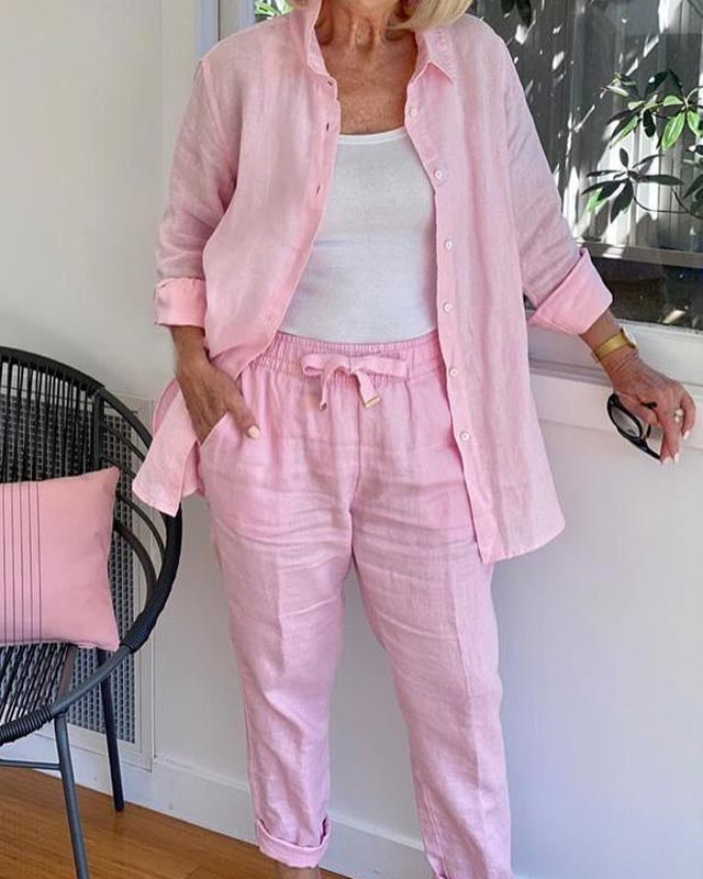 Henna™ | Ensemble Élégant et Confortable en Lin