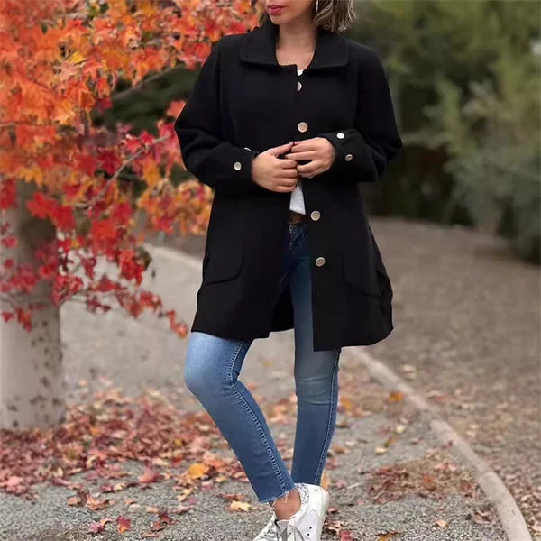 Anivia™ | Manteau Doux avec Boutons
