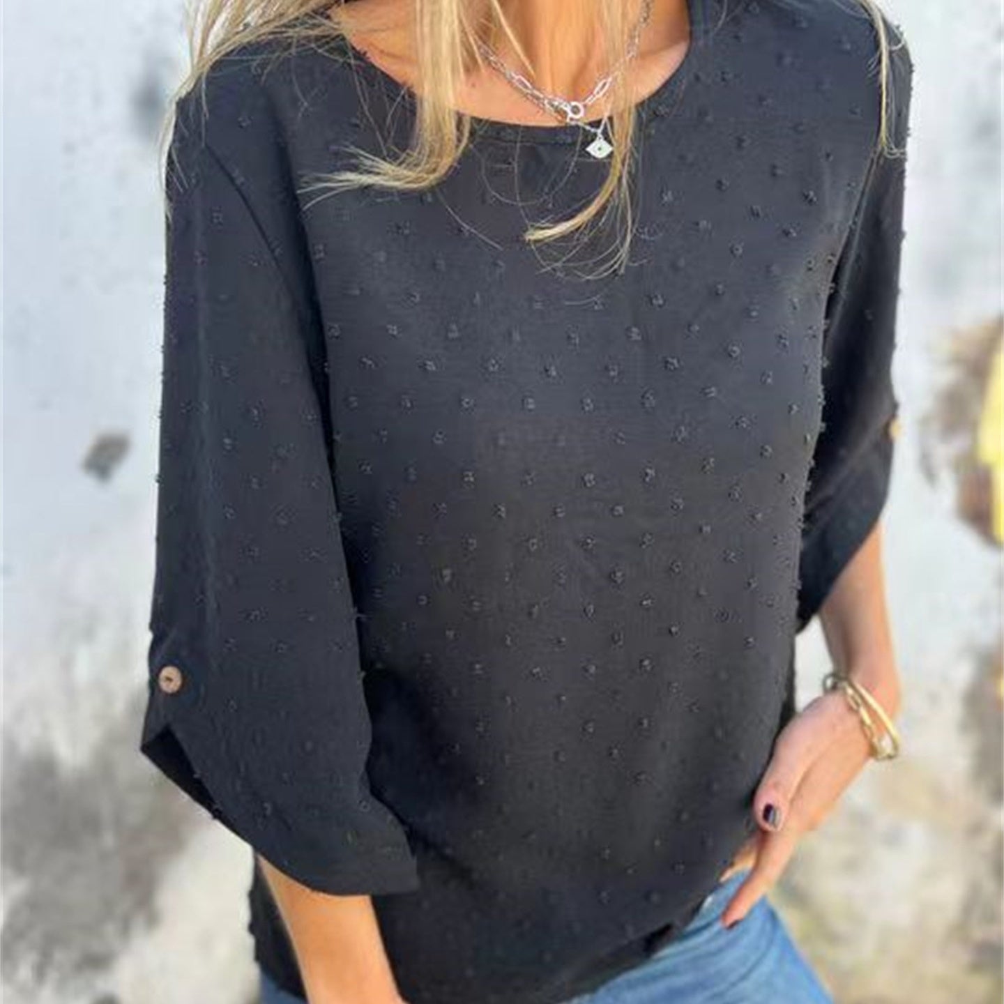Neeko™ | Haut Jacquard Décontracté Élégant