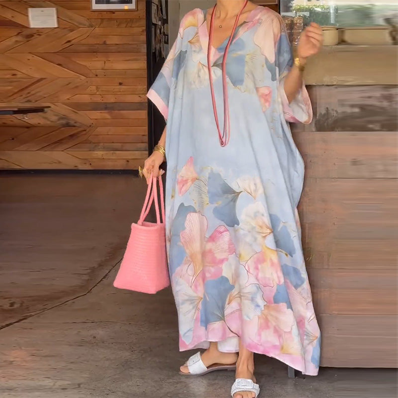 Dean™ | Robe Longue Élégante à Motif Floral