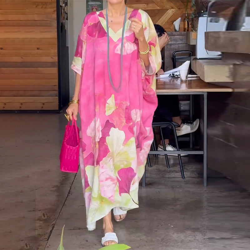 Dean™ | Robe Longue Élégante à Motif Floral