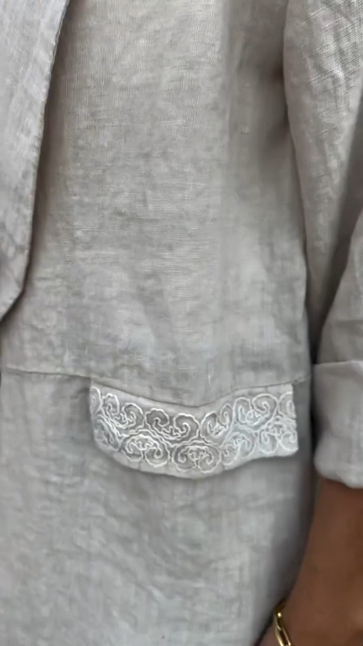 Mirana™ | Blouse Chic en Coton et Lin
