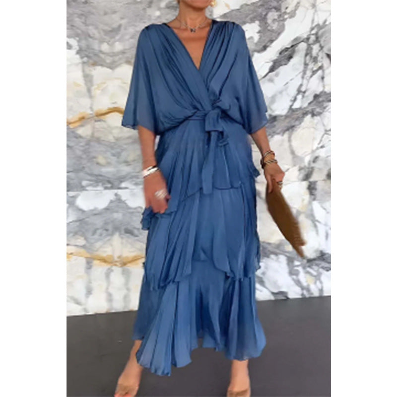 Nadime™ | Robe Élégante à Décolleté en V