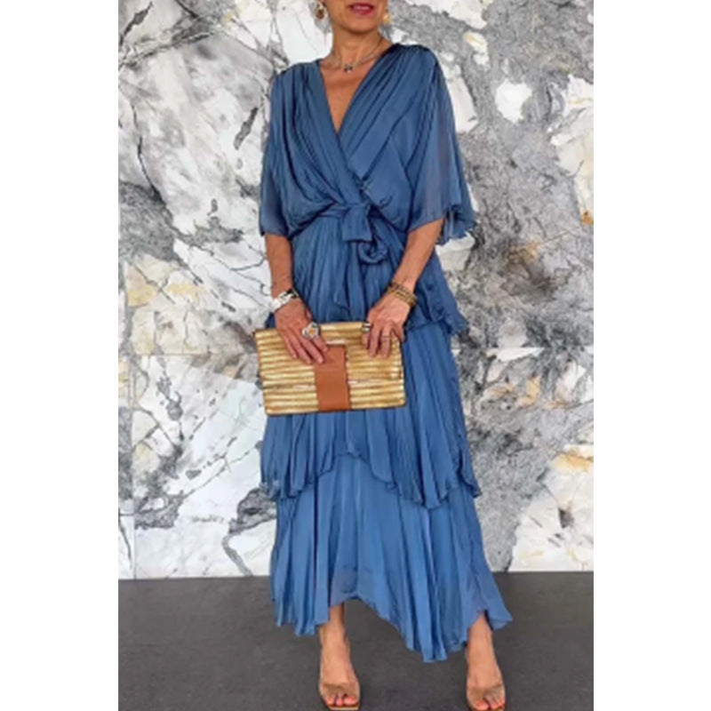 Nadime™ | Robe Élégante à Décolleté en V