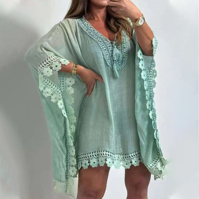 Celia™ | Kaftan Élégant à Décolleté en V