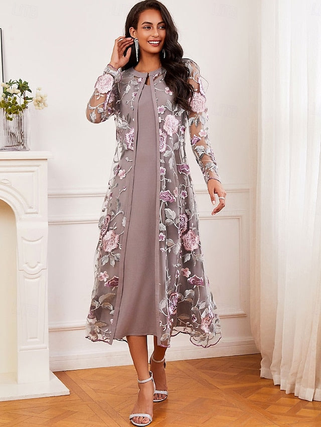 Leste™ | Robe Cocktail Élégante à Longueur Thé