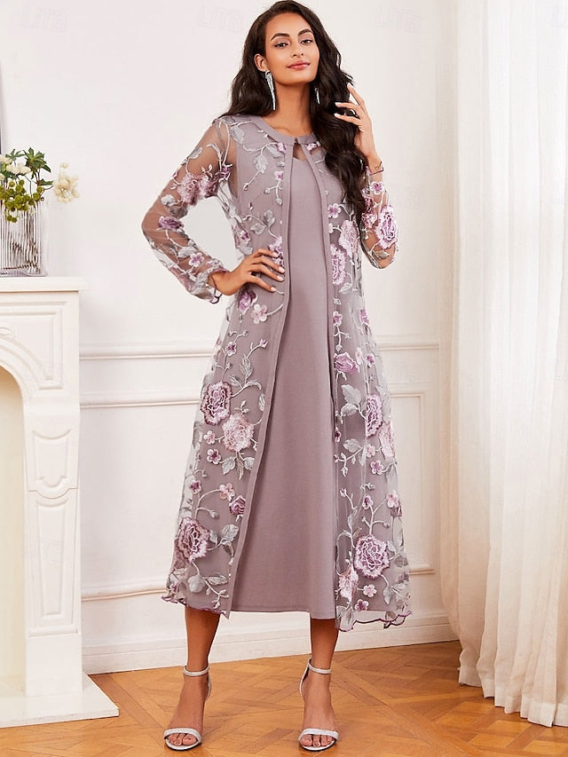 Leste™ | Robe Cocktail Élégante à Longueur Thé
