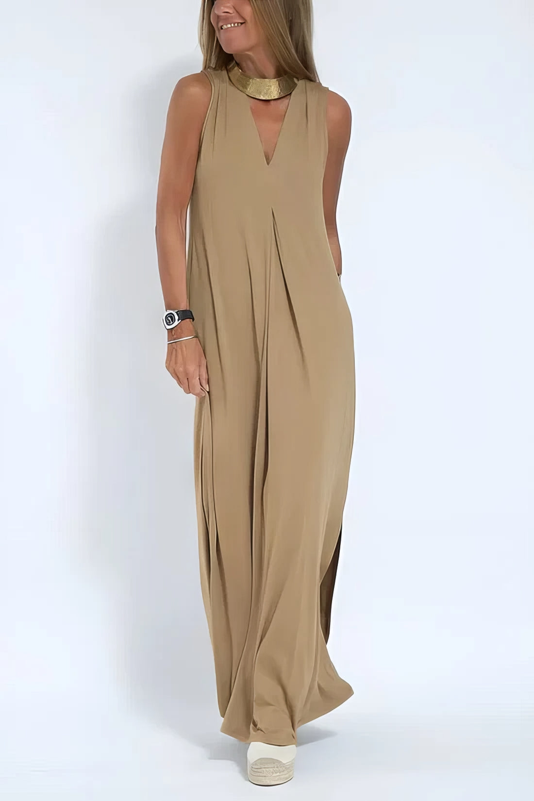 Kanira™ | Robe Longue Élégante Confort Chic + Cardigan Offert